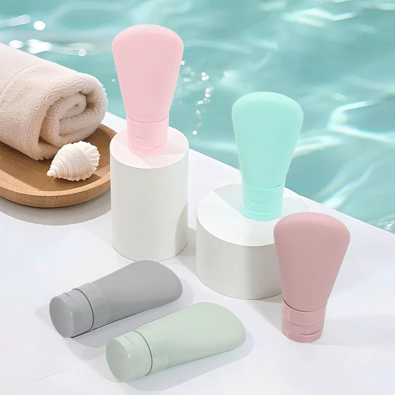 Conjunto de garrafas dispensadoras portáteis minimalistas estilo nórdico