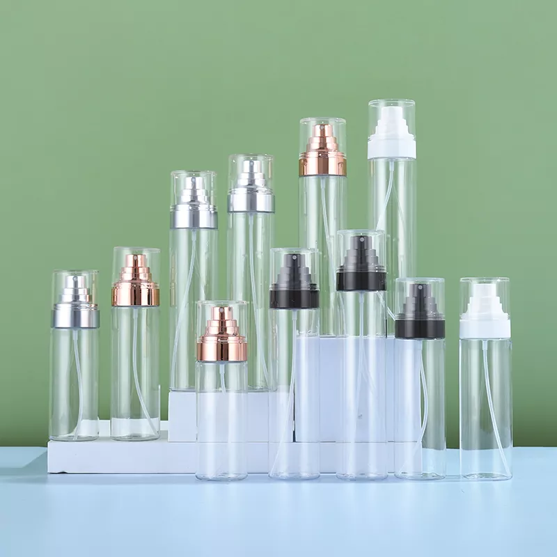 Recipientes de spray de configuração recarregáveis